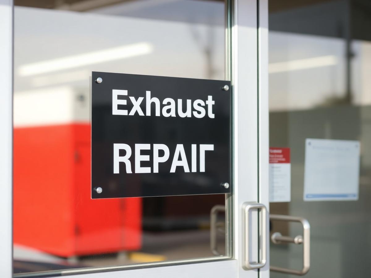 Hood Hero Exhaust Repair shop entrance