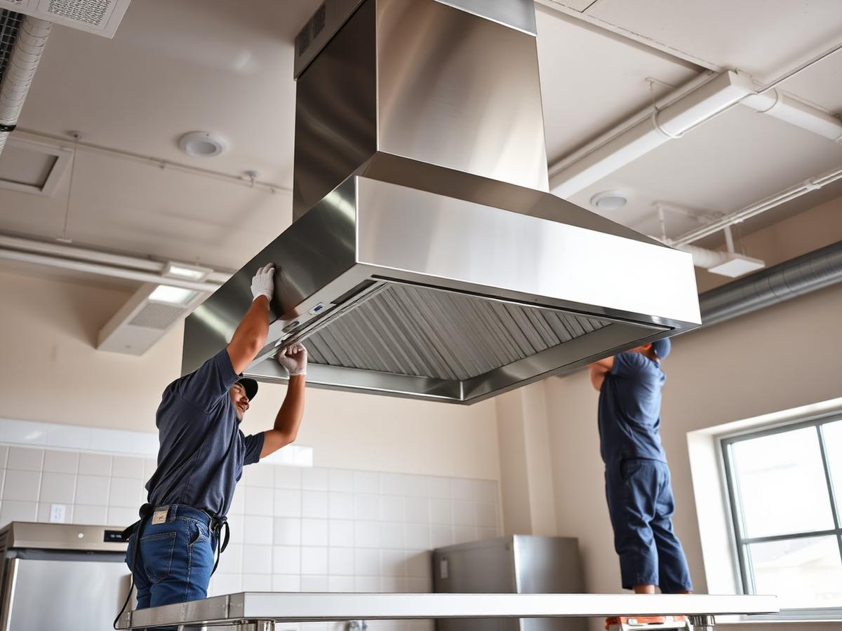 Kitchen Hood Installation